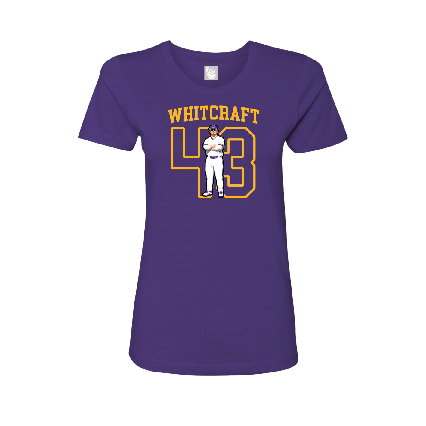 Fitted Women's Tee — Shirsey in Purple