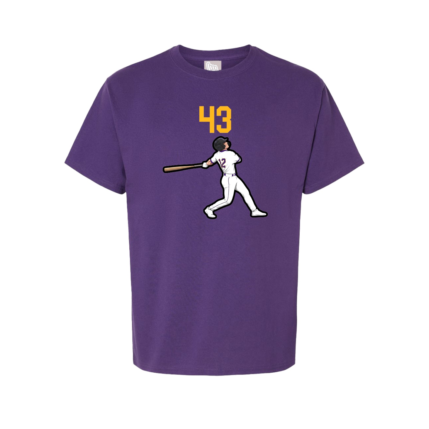 Tee — Number Top in Purple