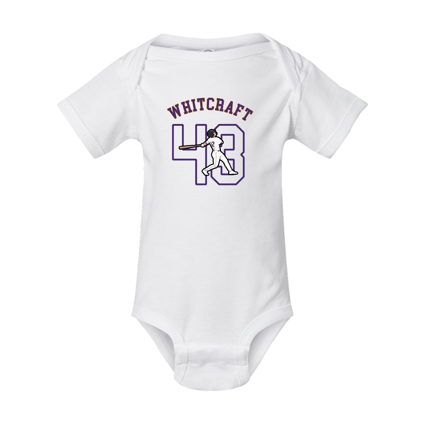 Baby Onesie — Shirsey Arch in White