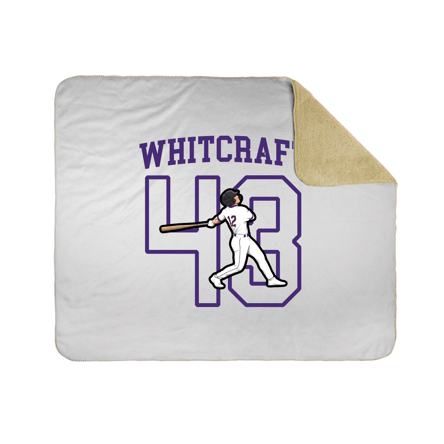 50x60 Sherpa Lined Throw Blanket