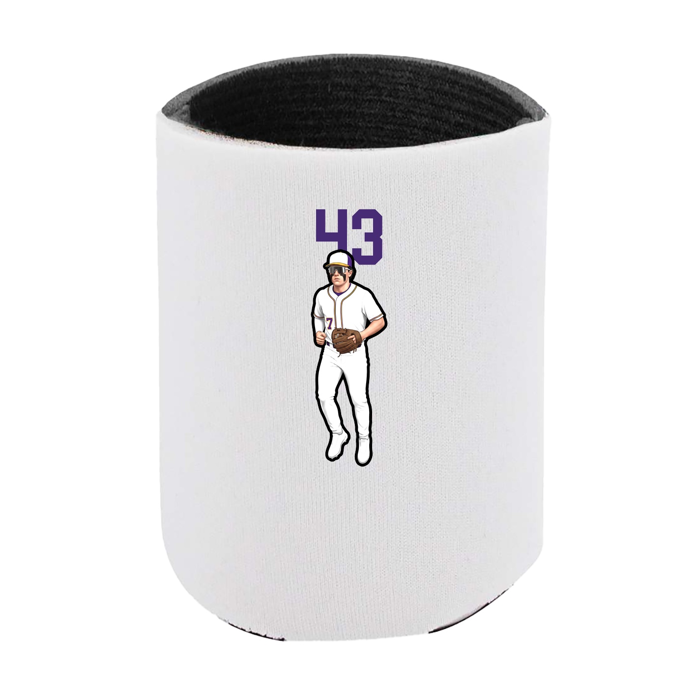 Can Holder — Number Top in White