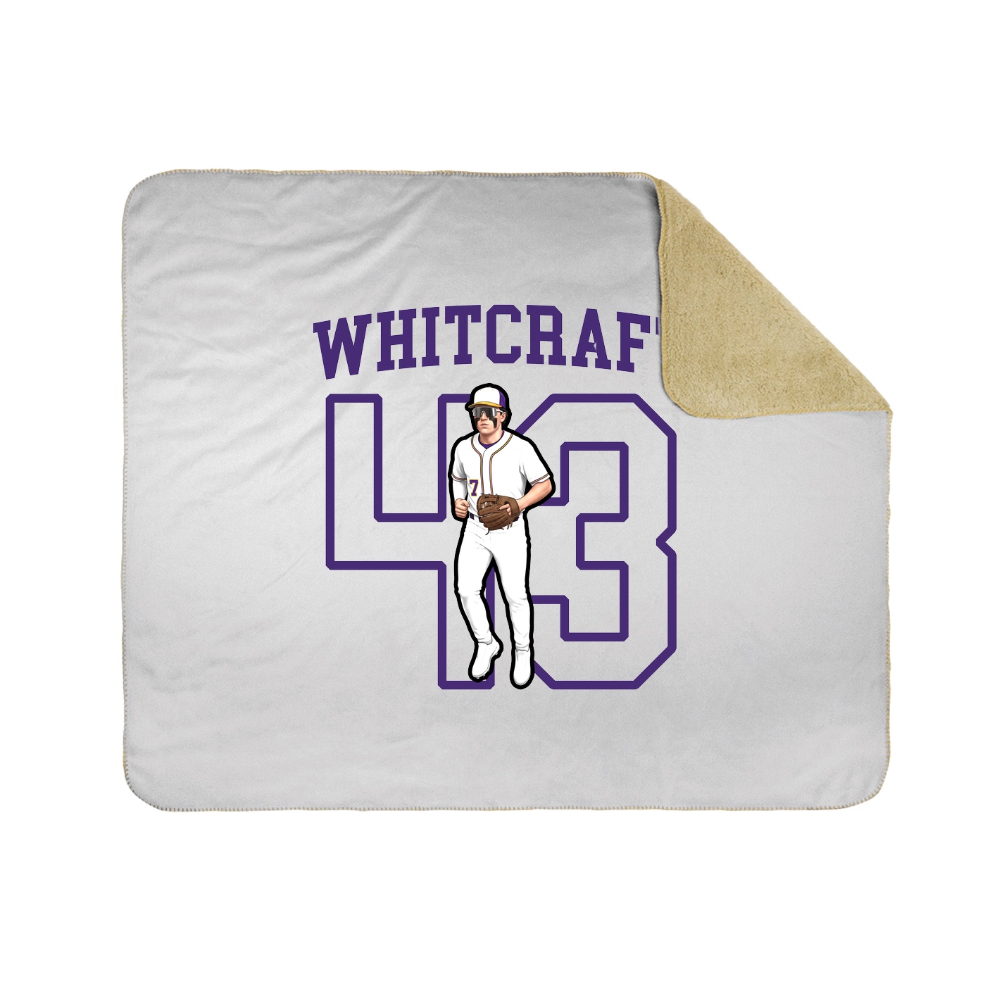 Throw Blanket — Shirsey in White