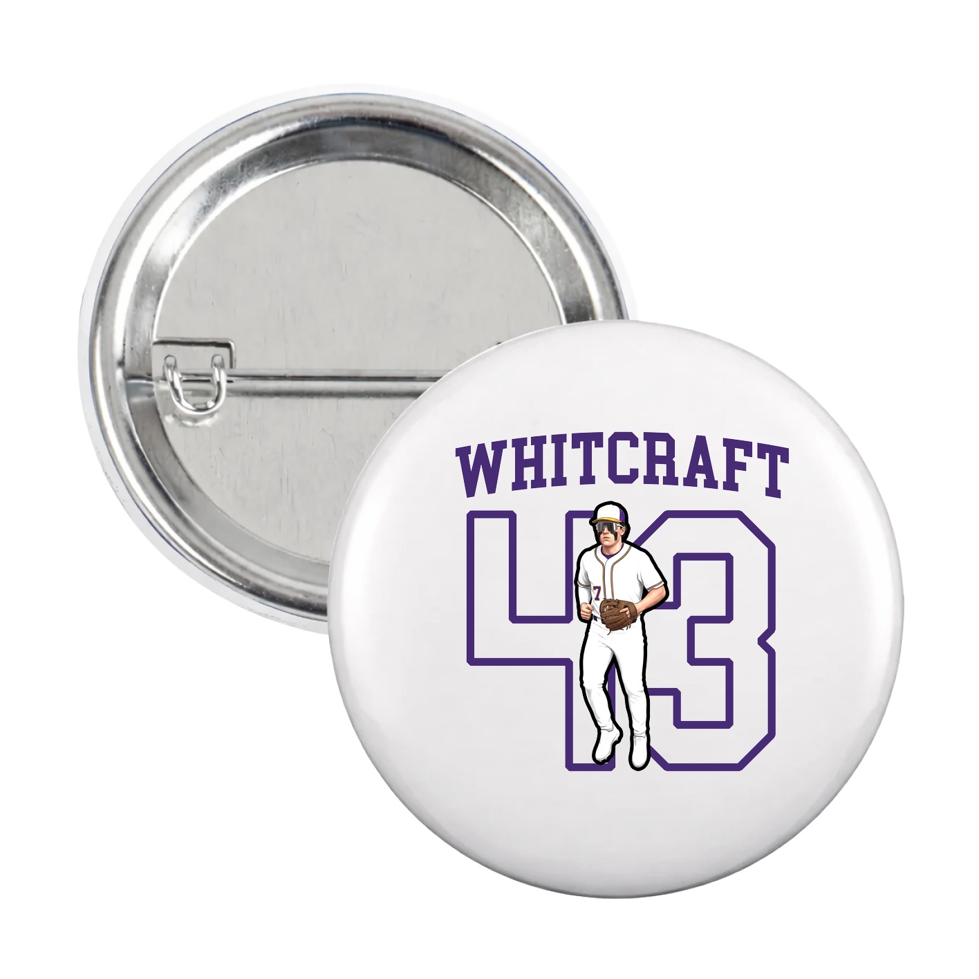Game Day Button — Shirsey in White