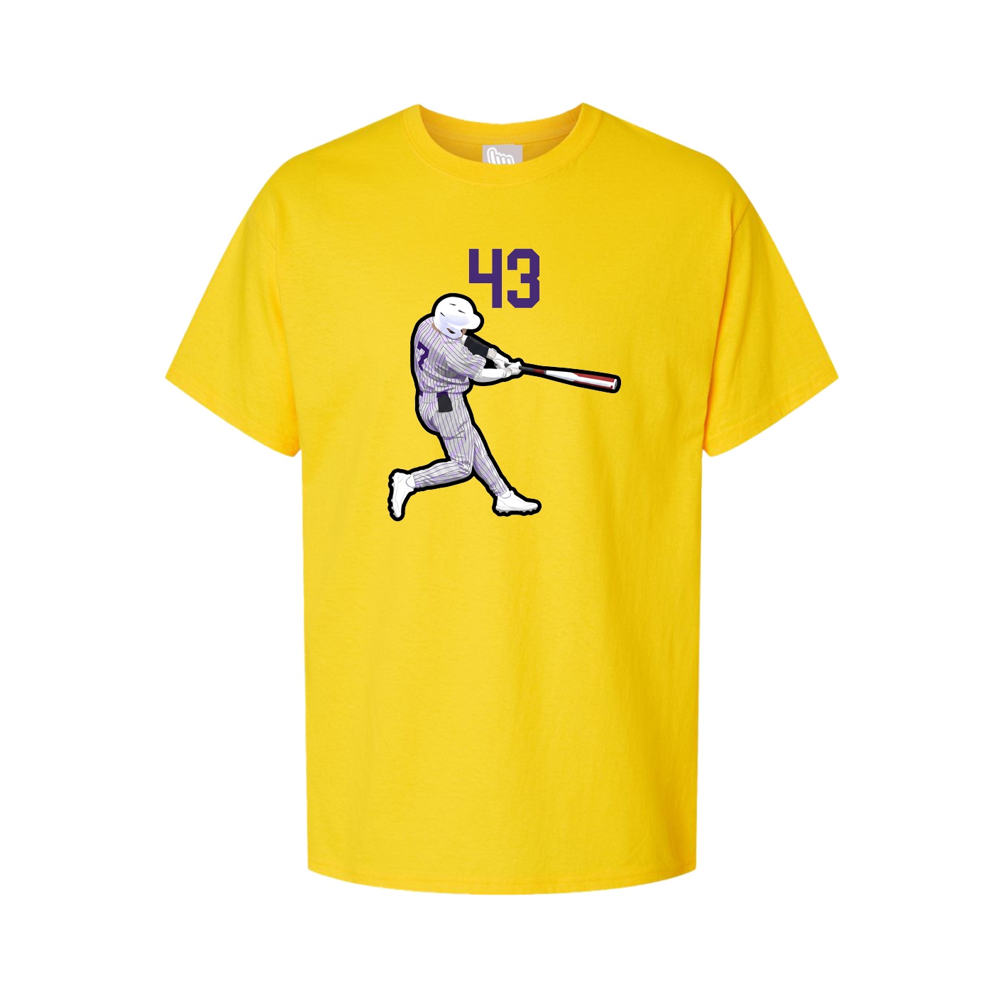 Tee — Number Top in Gold