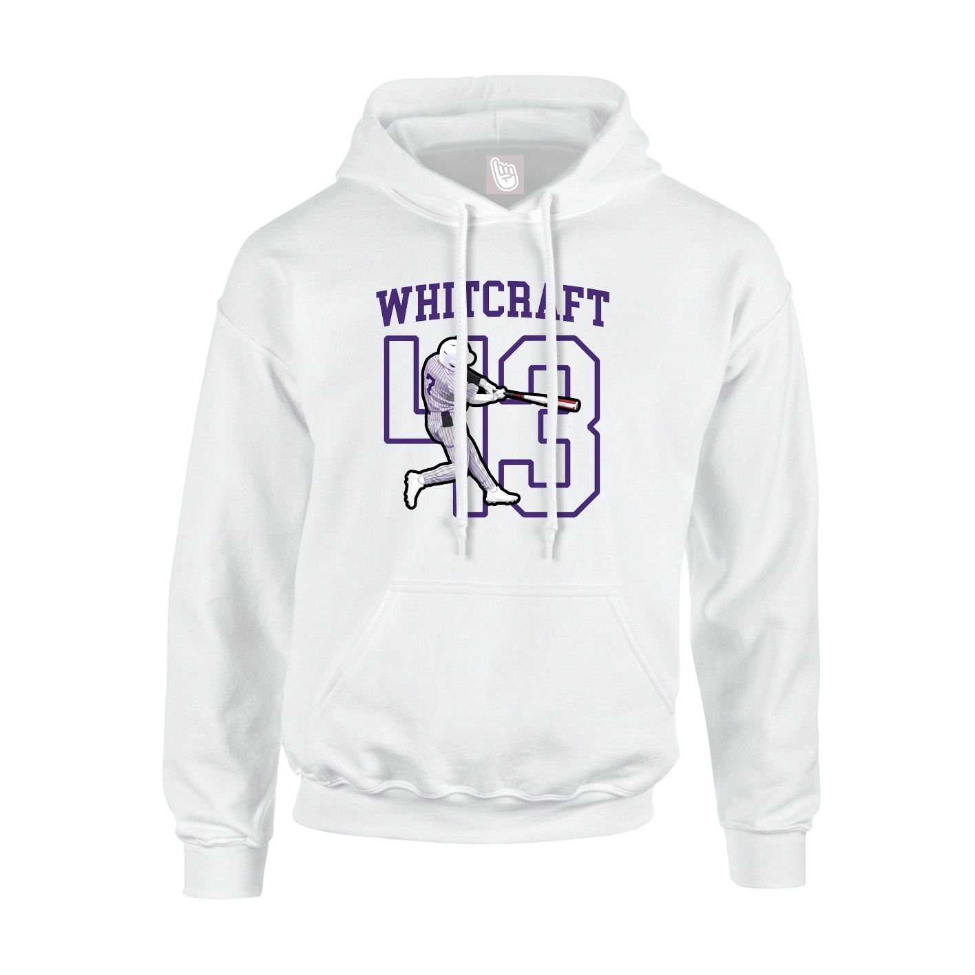 Hoodie — Shirsey in White
