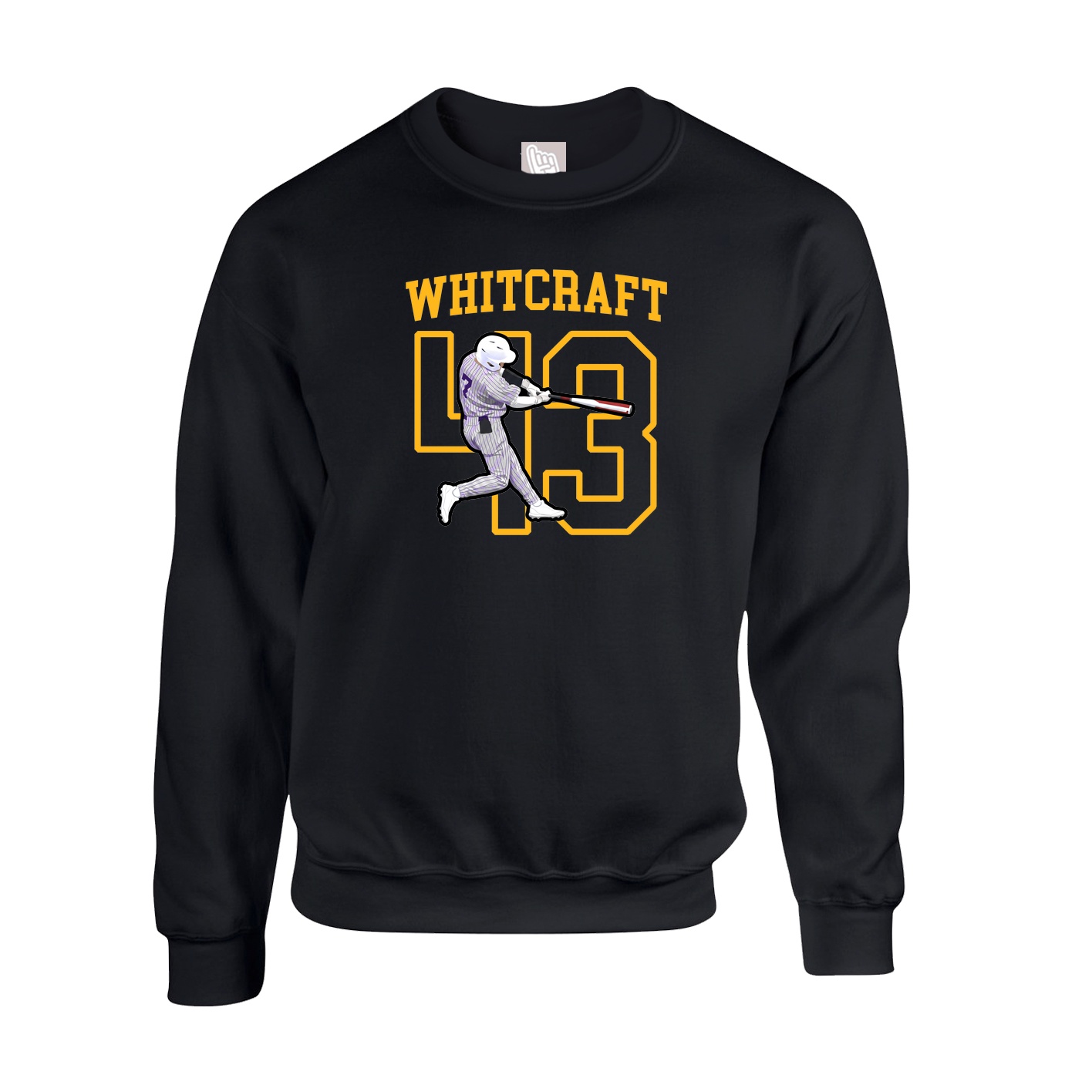 Fleece Crew — Shirsey in Black