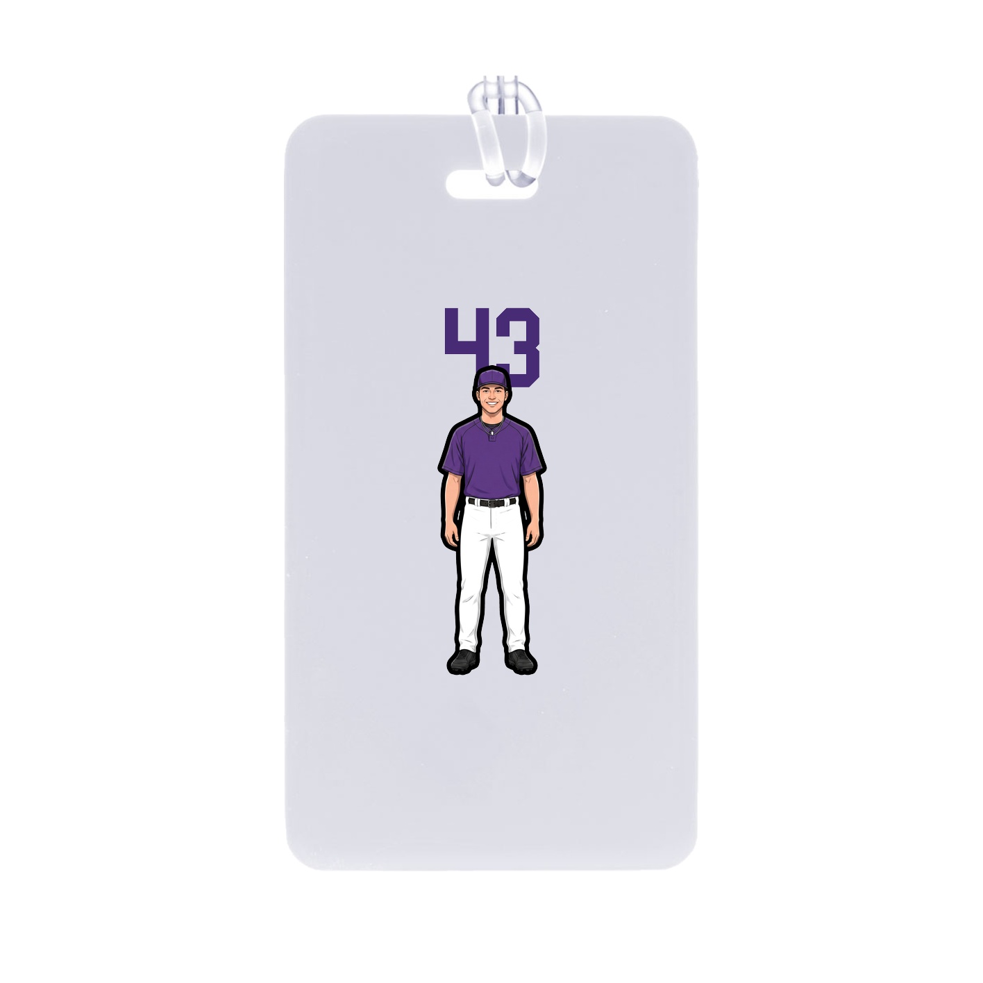 Bag Tag — Number Top in Classic