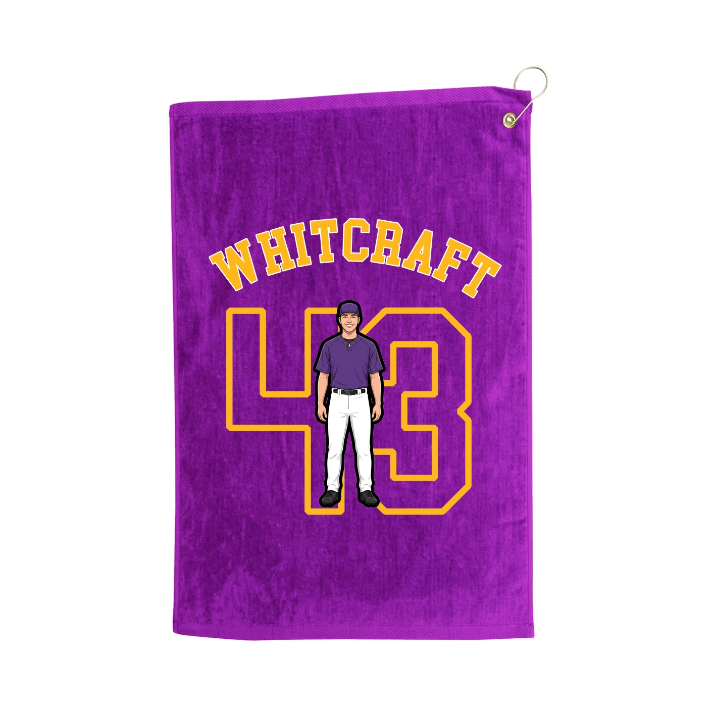 Golf Towel — Shirsey Arch in Purple