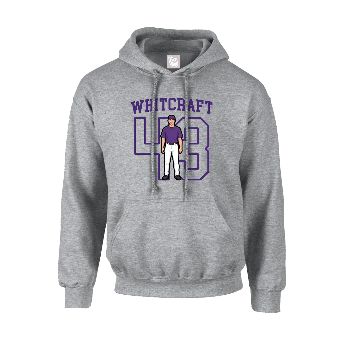 Hoodie — Shirsey in Grey