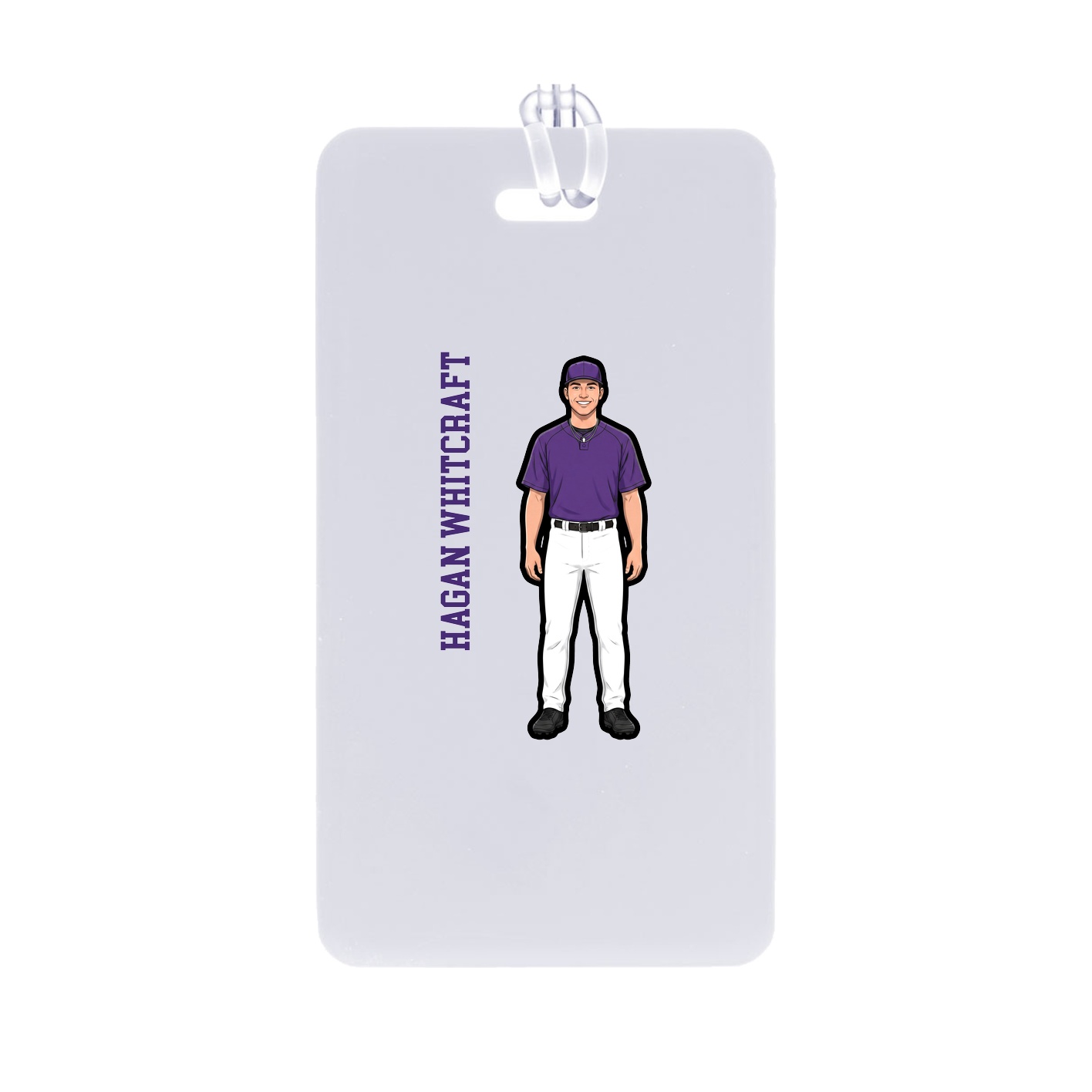 Bag Tag — Name Vertical in Classic