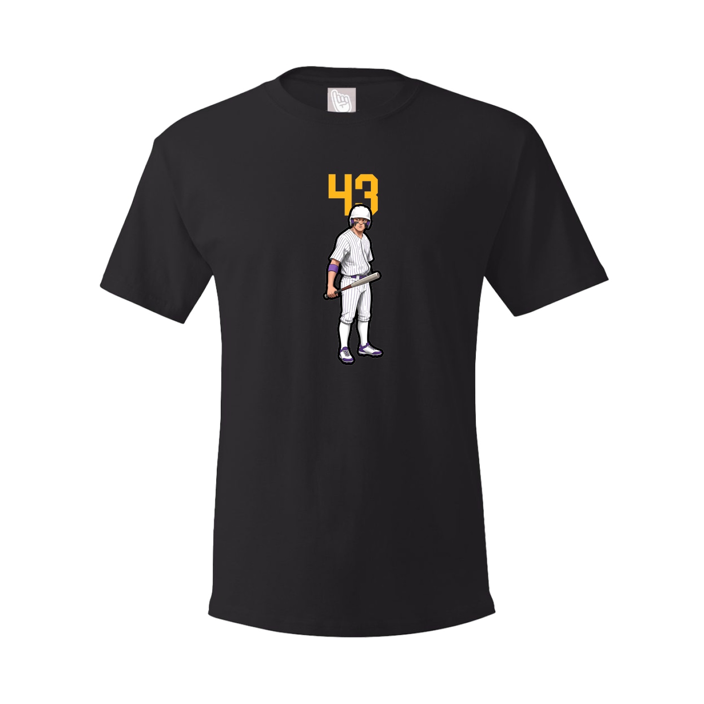 Tee — Number Top in Black