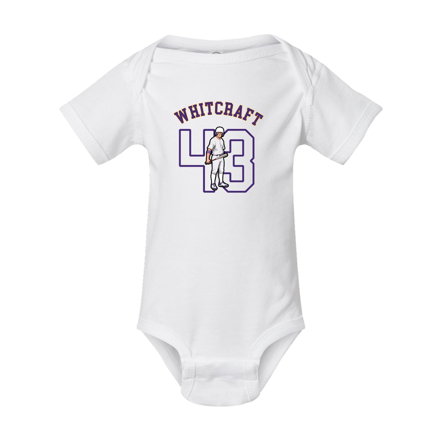 Baby Onesie — Shirsey Arch in White