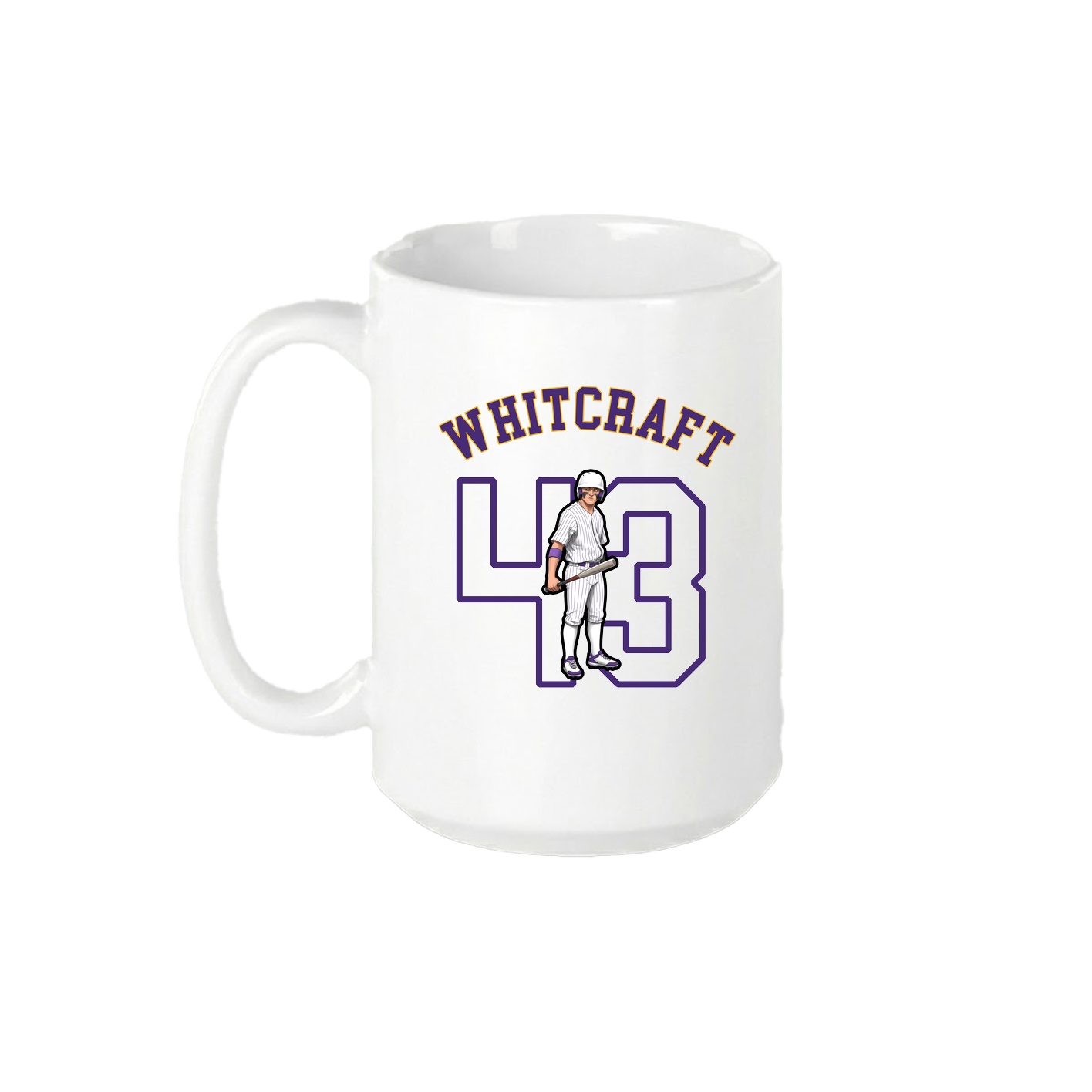 15oz Coffee Mug — Shirsey Arch in White