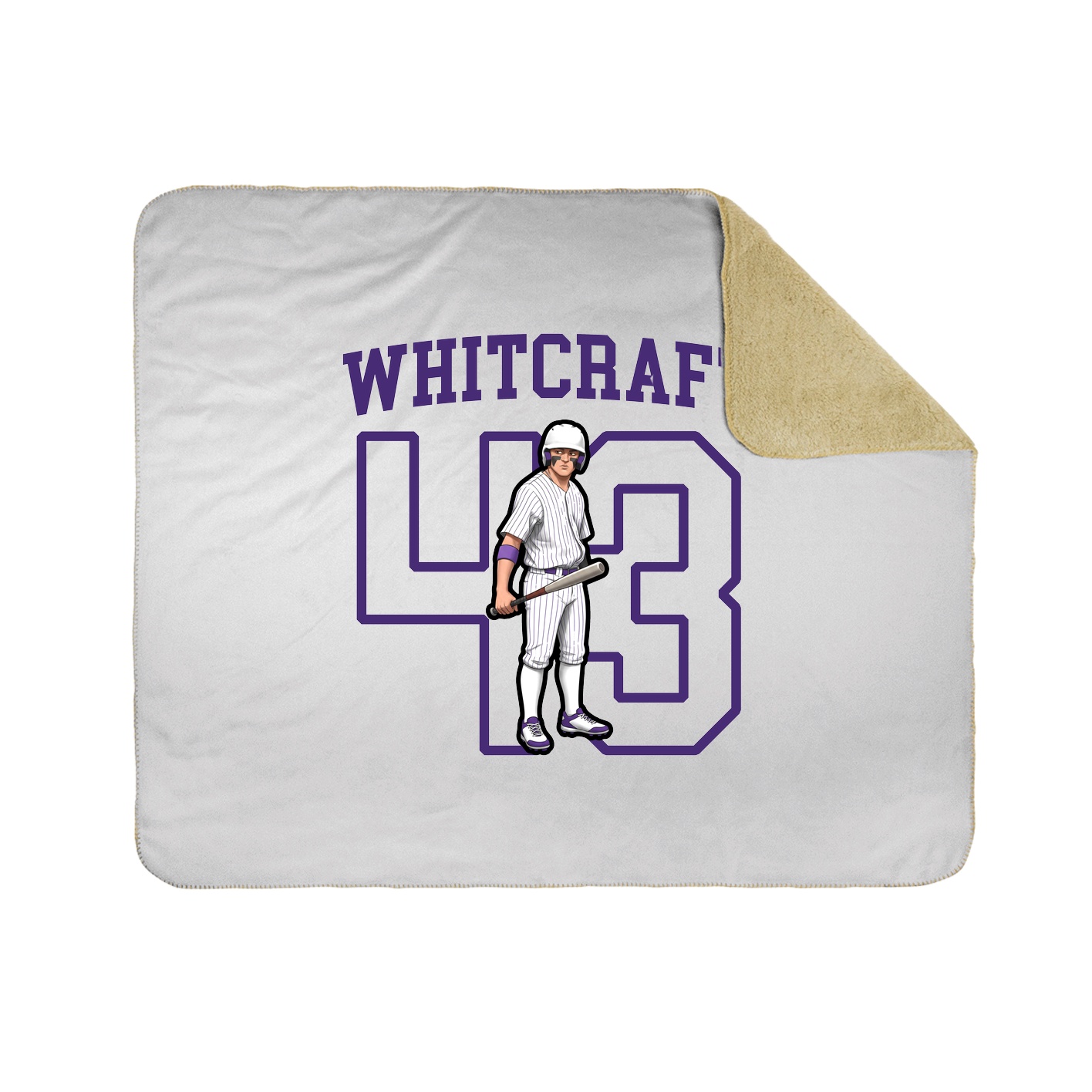 Throw Blanket — Shirsey in White