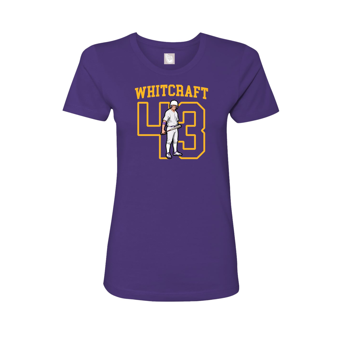 Fitted Women's Tee — Shirsey in Purple