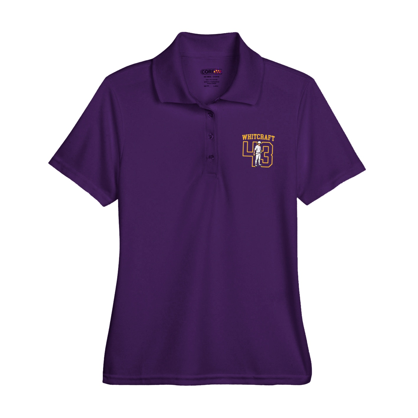 Womens Performance Polo — Shirsey in Purple
