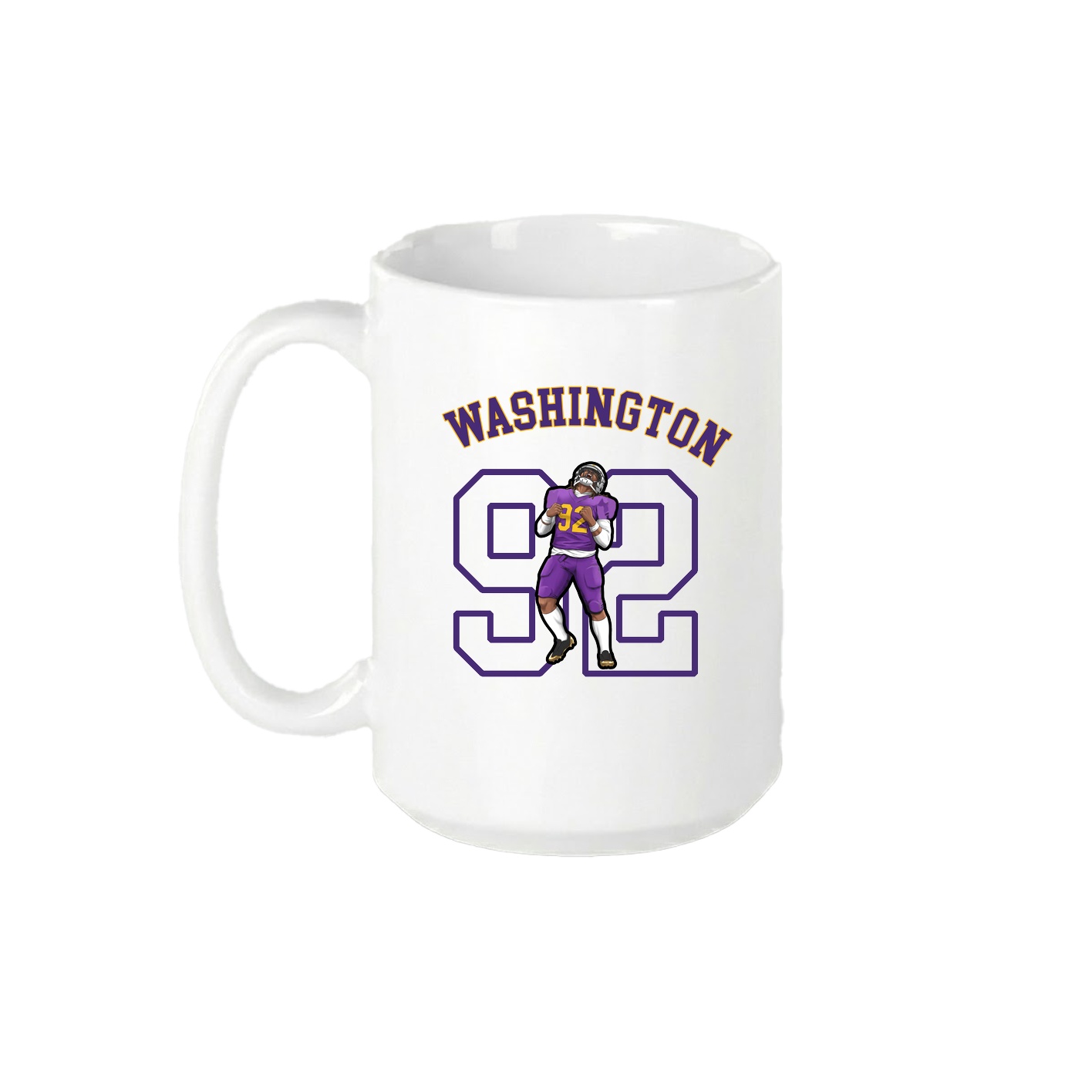 15oz Coffee Mug — Shirsey Arch in White