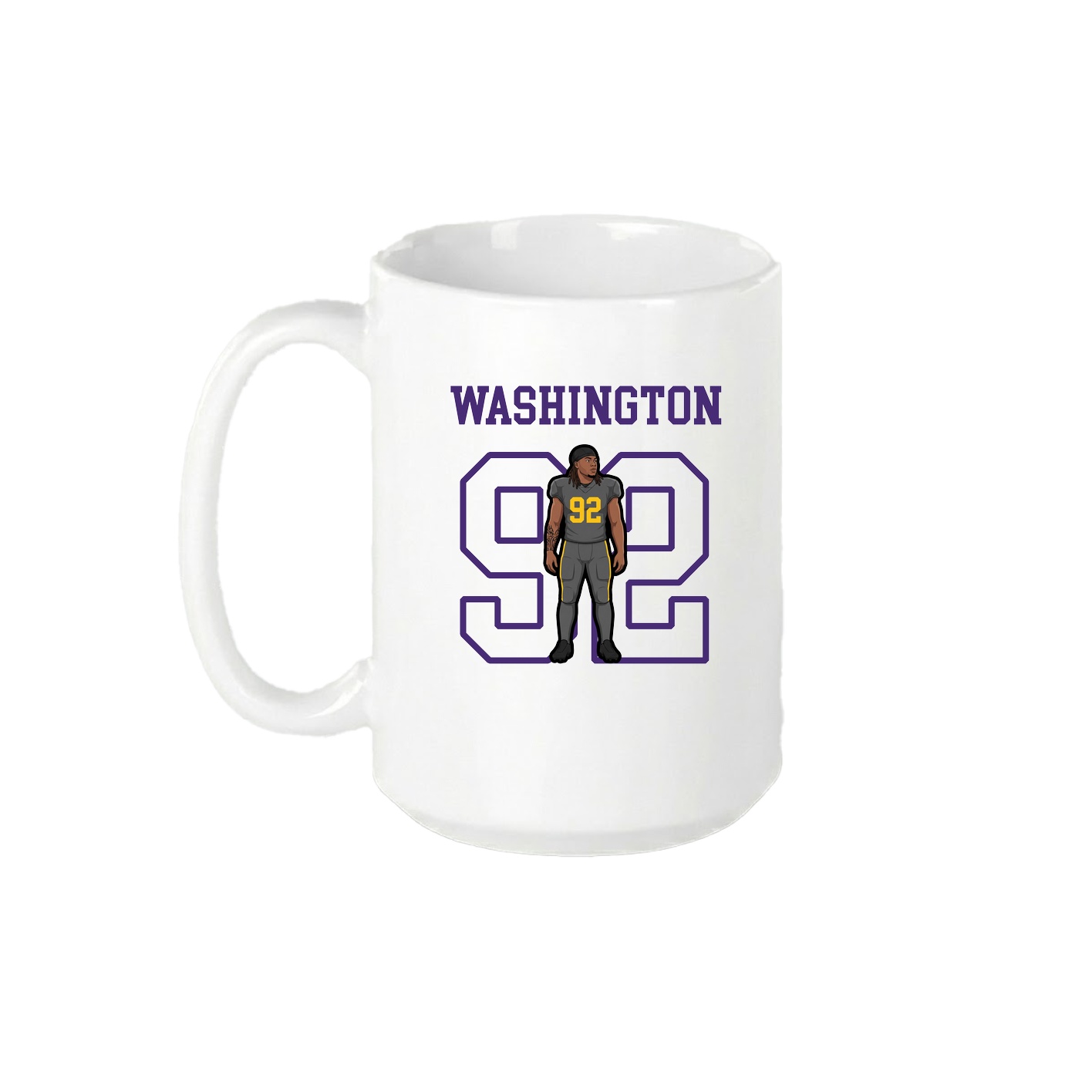 15oz Coffee Mug — Shirsey in White