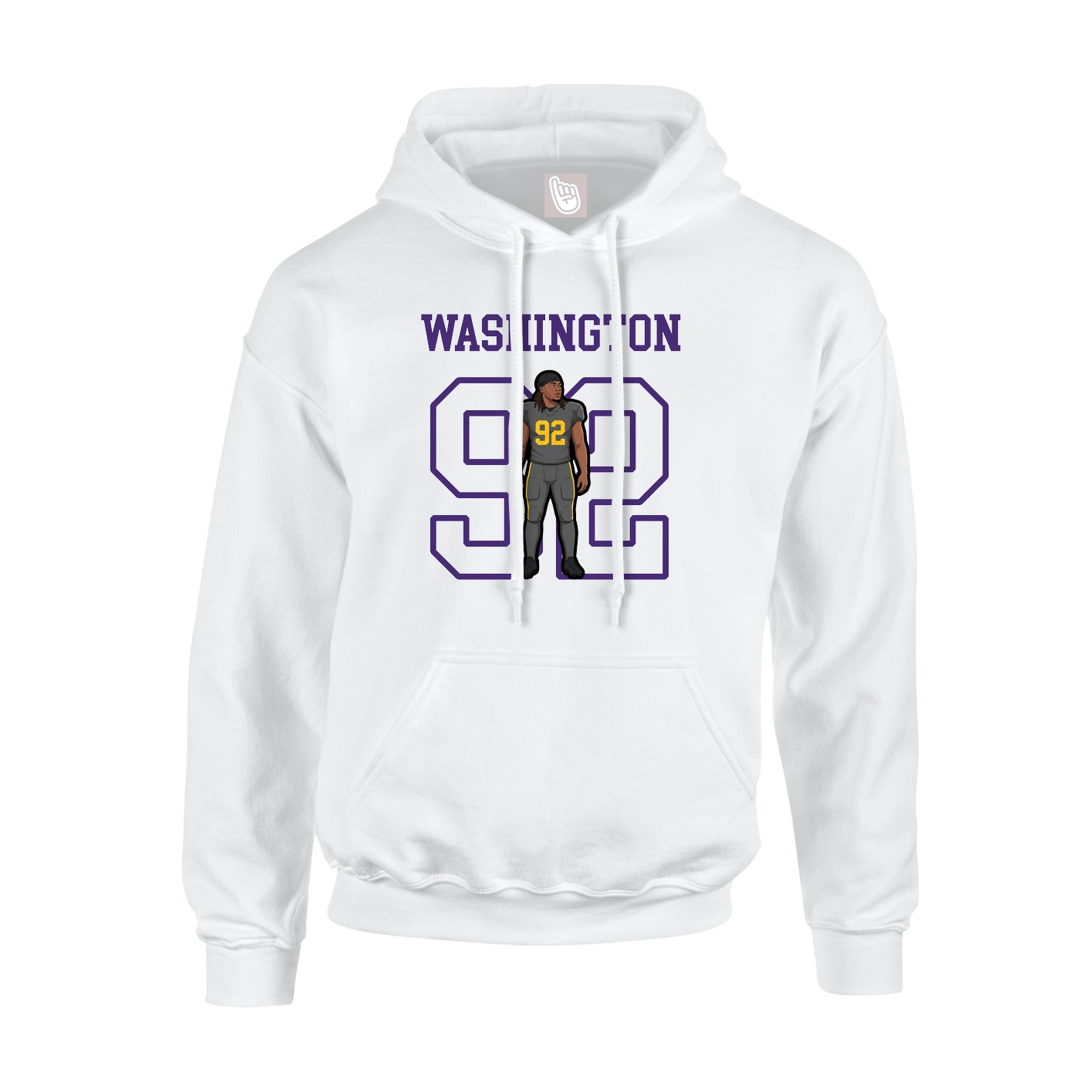 Youth Hoodie — Shirsey in White