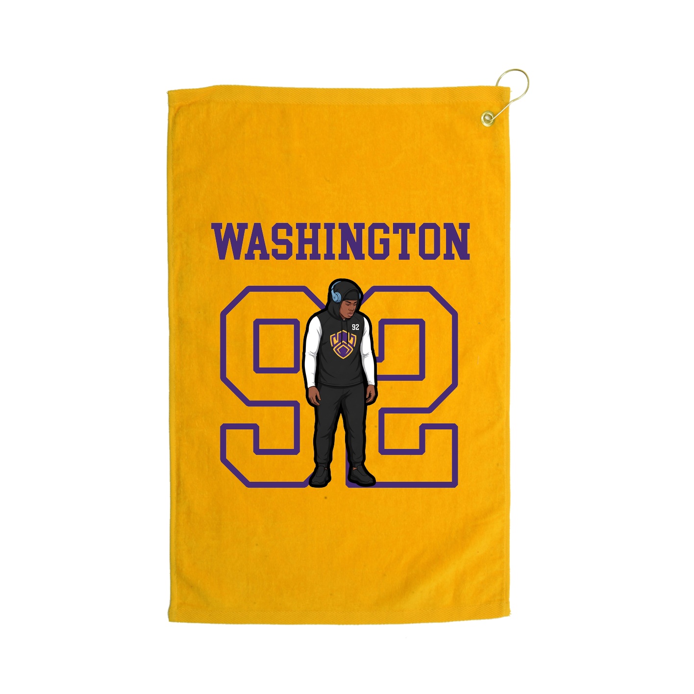 Golf Towel — Shirsey in Gold