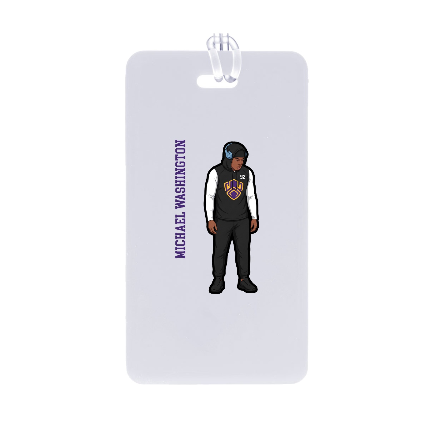 Bag Tag — Name Vertical in Classic
