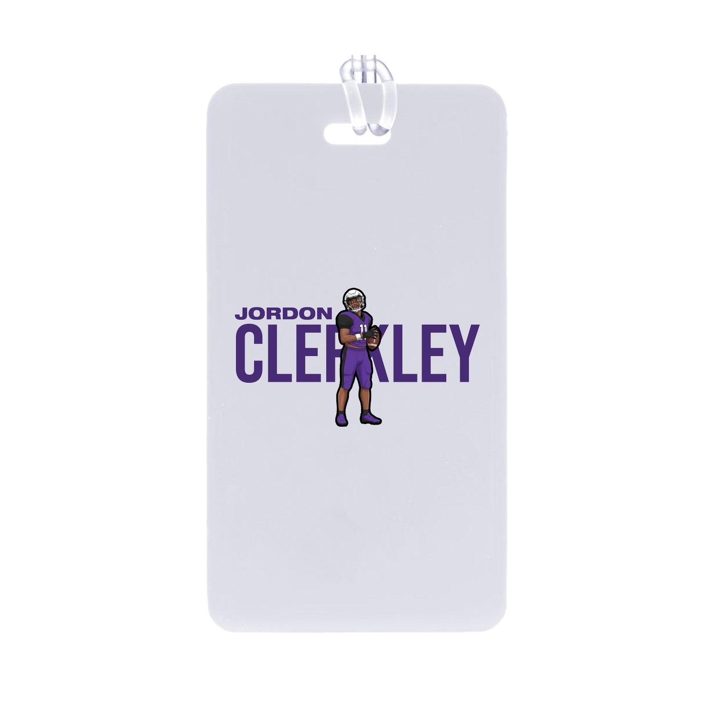 Bag Tag — Player Name in Classic