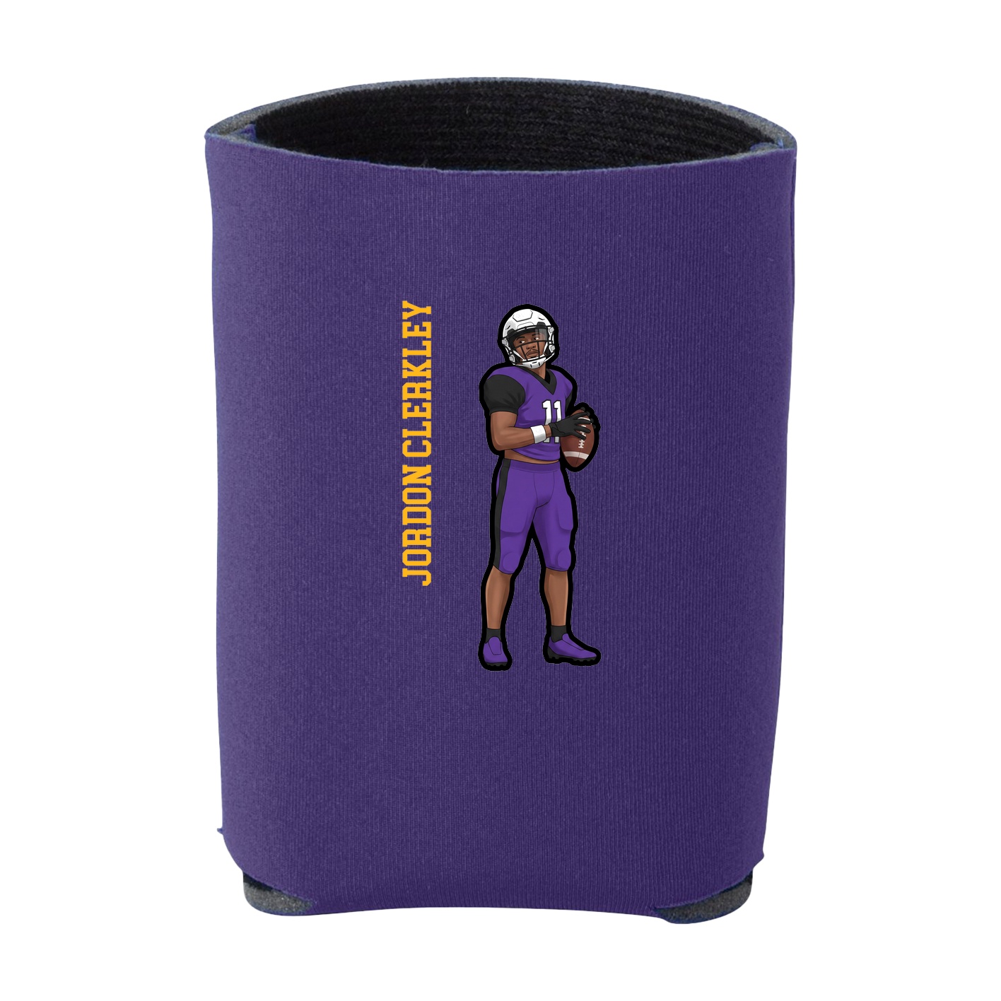 Can Holder — Name Vertical in Purple