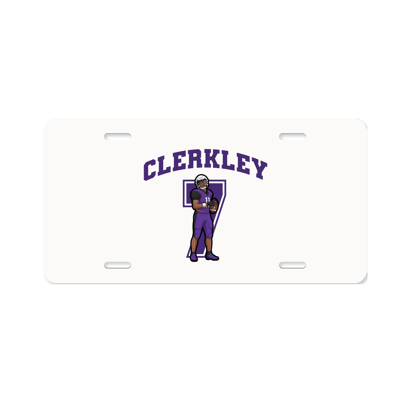 License Plate — Number in Classic