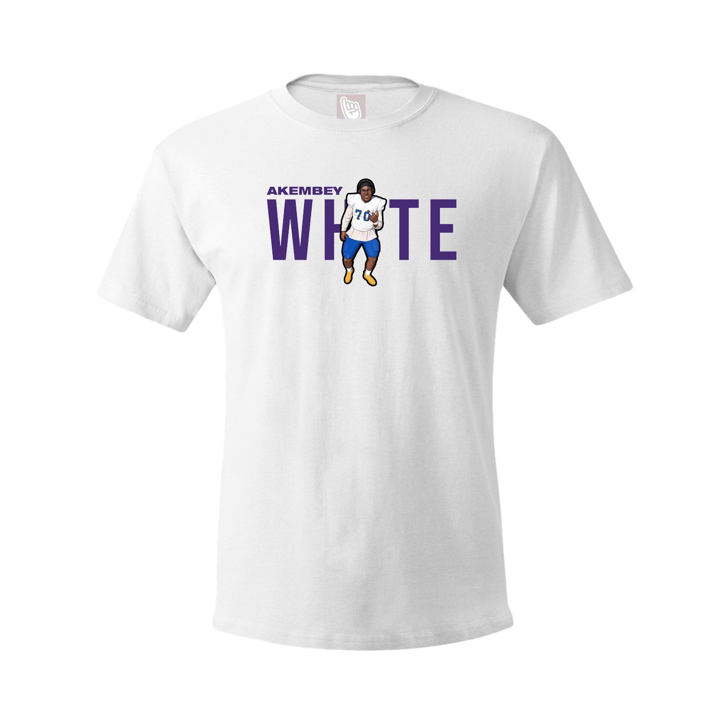 Tee — Player Name in White
