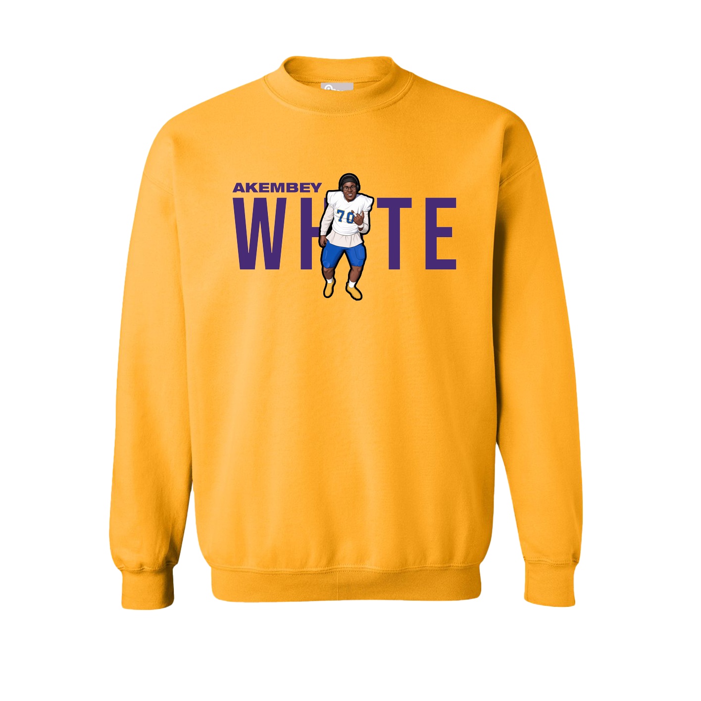 Fleece Crew — Player Name in Gold