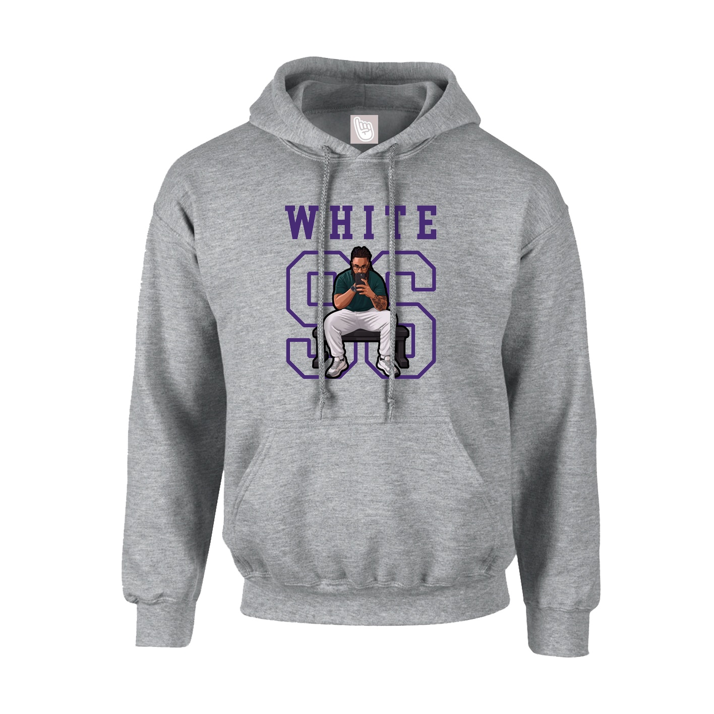 Hoodie — Shirsey in Grey