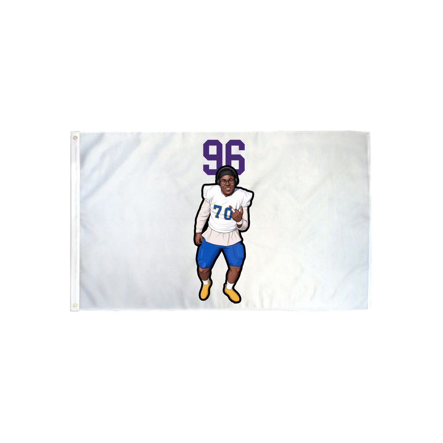 3x5 Flag — Number Top in Classic