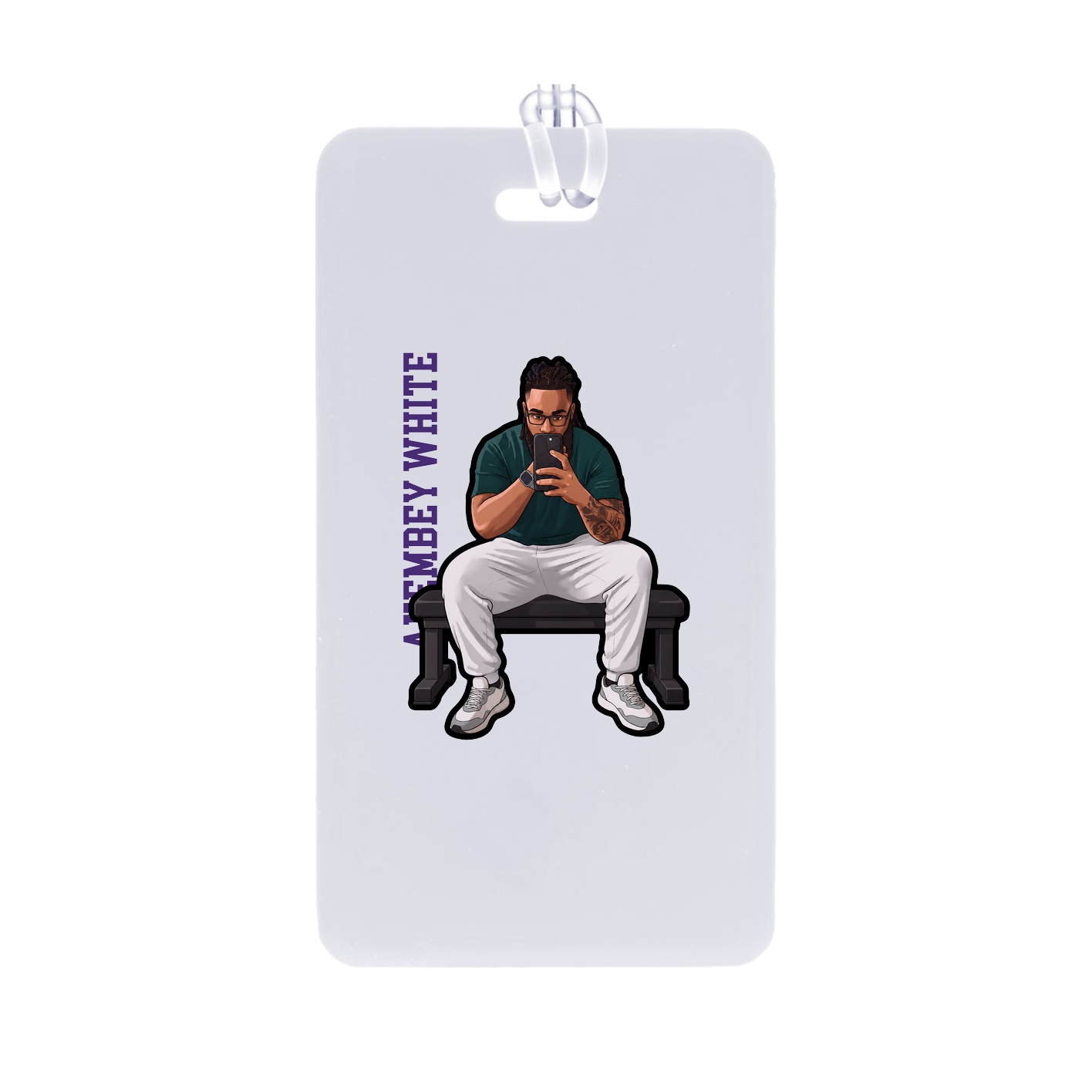 Bag Tag — Name Vertical in Classic