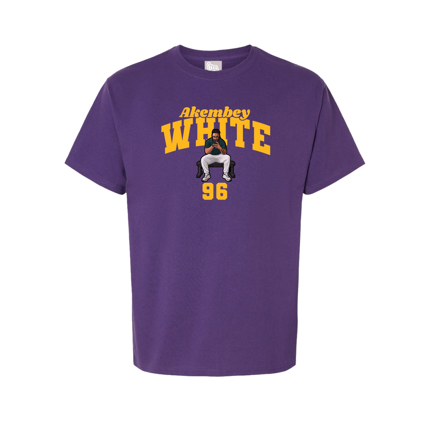 Youth Tee — Signature Arch in Purple