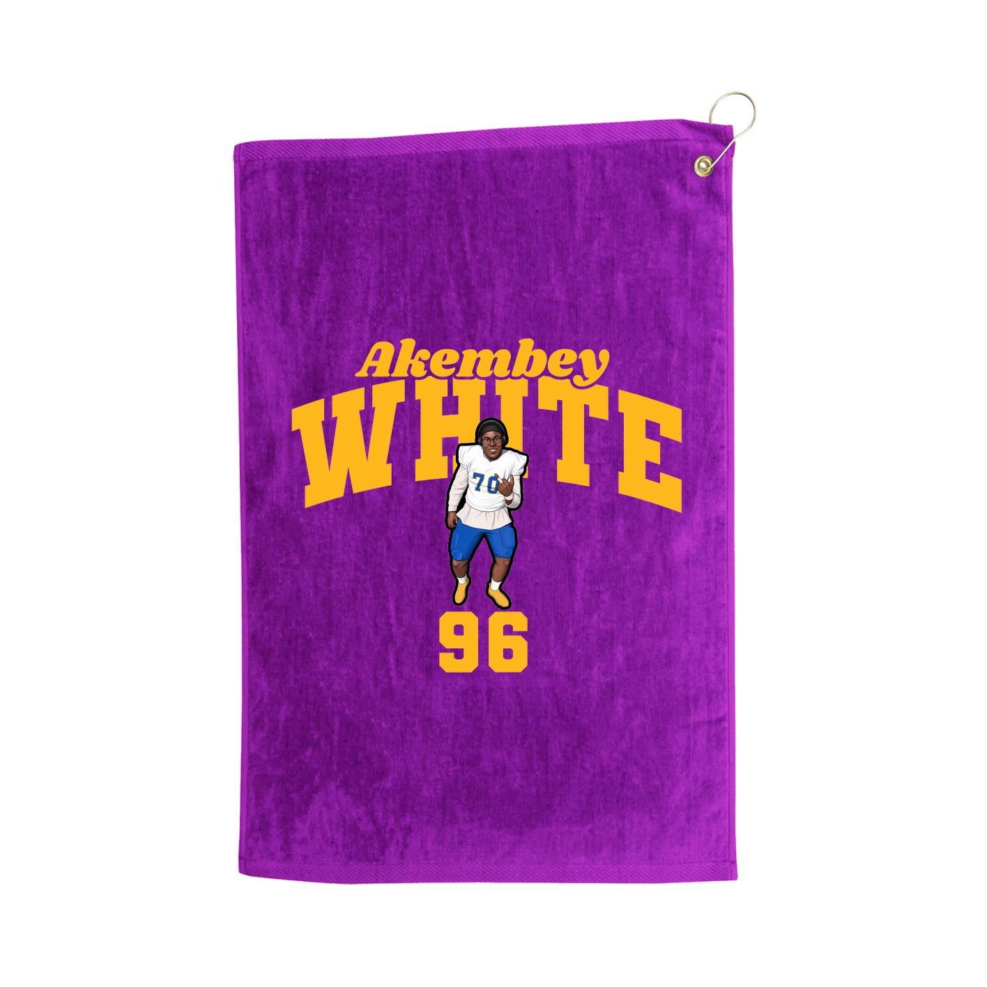 Golf Towel — Signature Arch in Purple