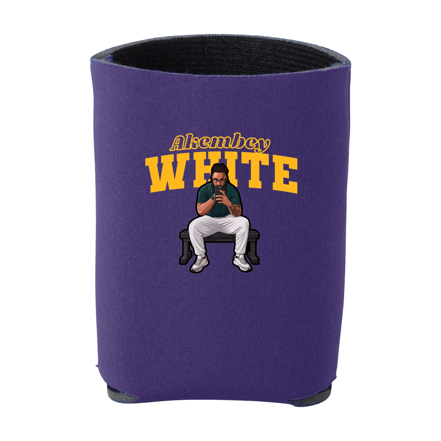 Can Holder — Name Arch in Purple