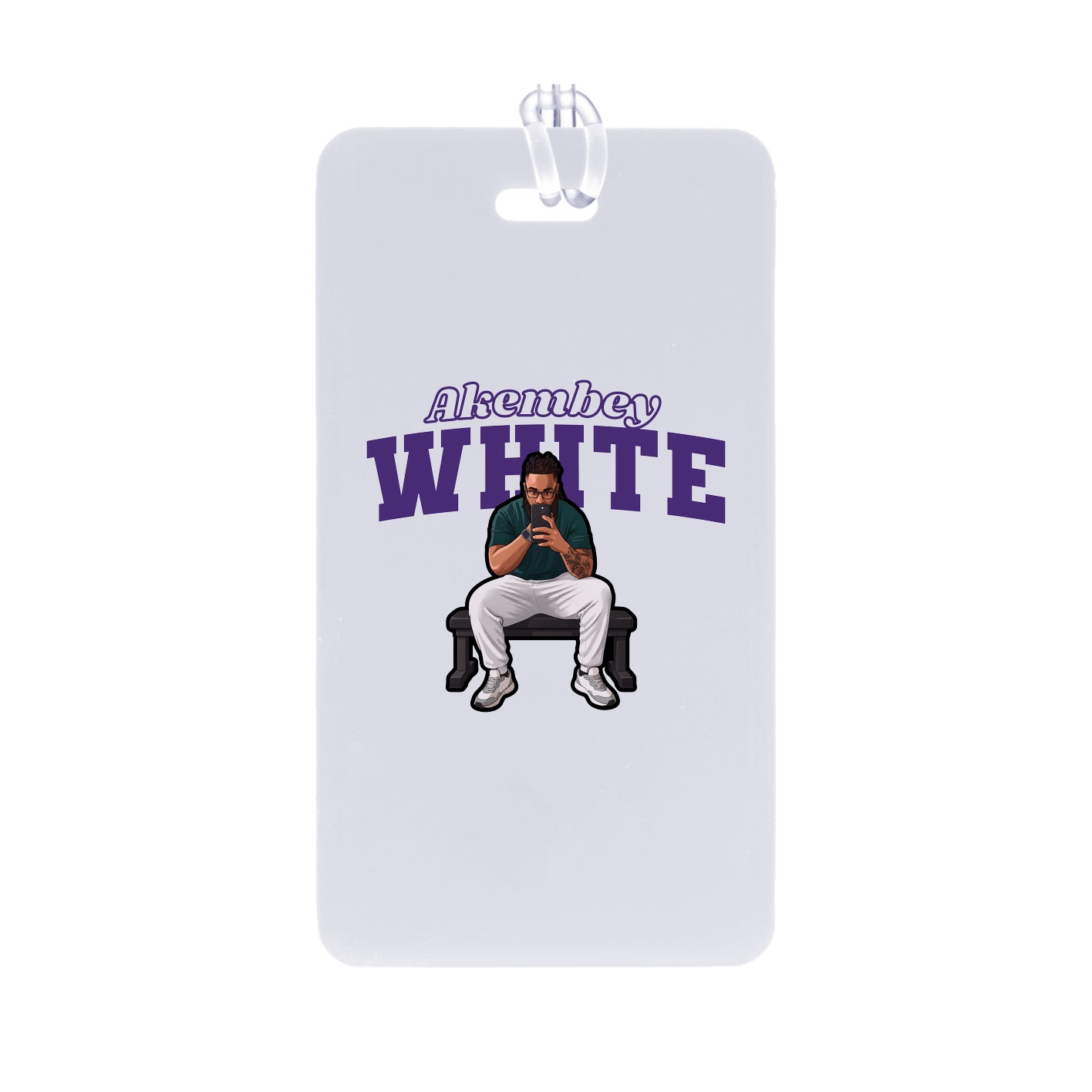 Bag Tag — Name Arch in Classic