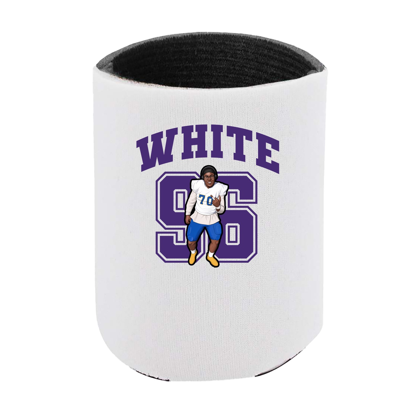 Can Holder — Number in White