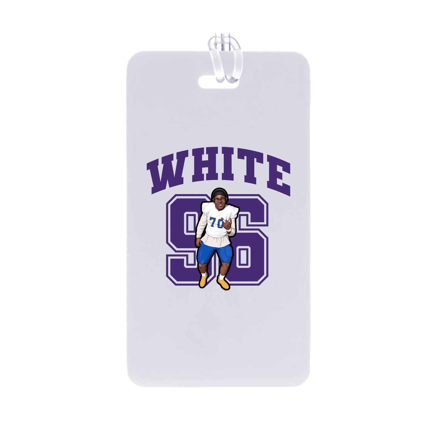 Bag Tag — Number in Classic