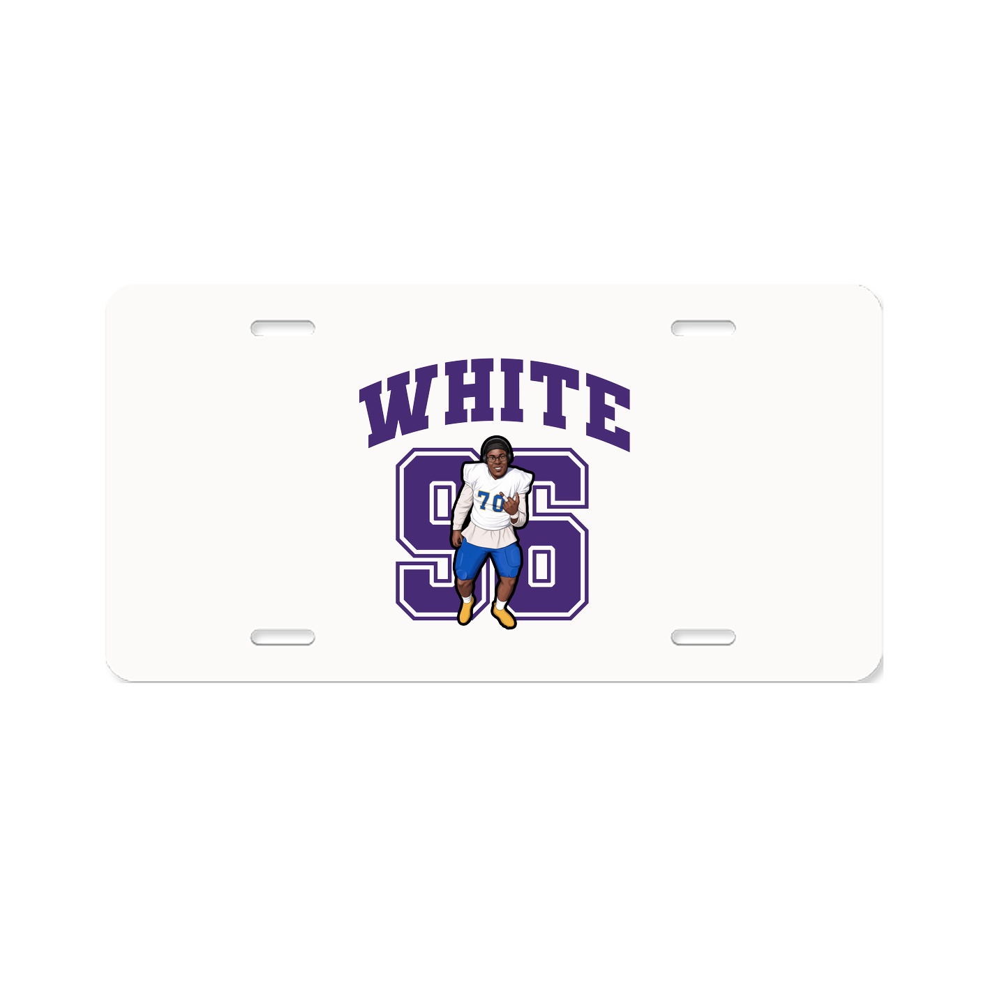License Plate — Number in Classic