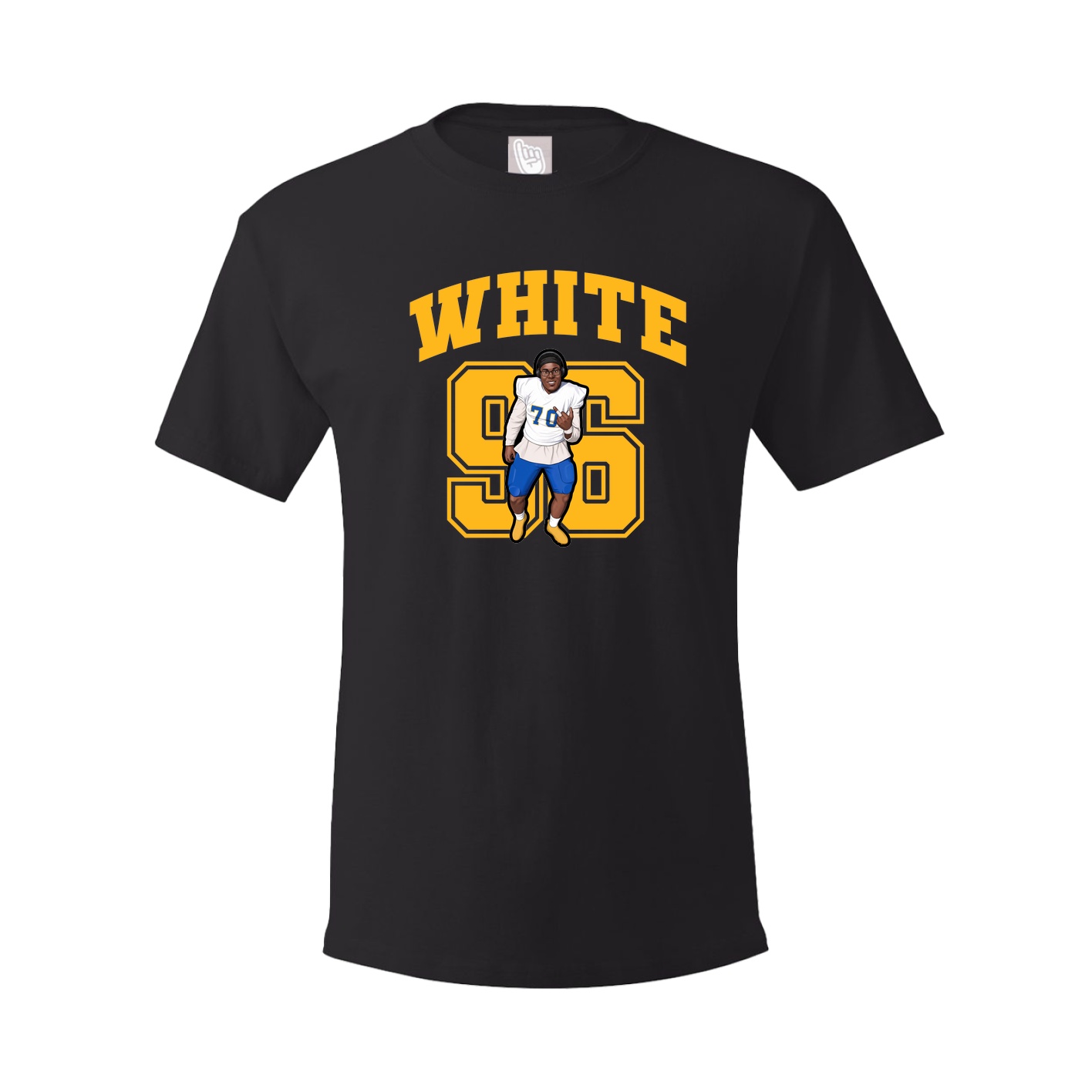 Youth Tee — Number in Black