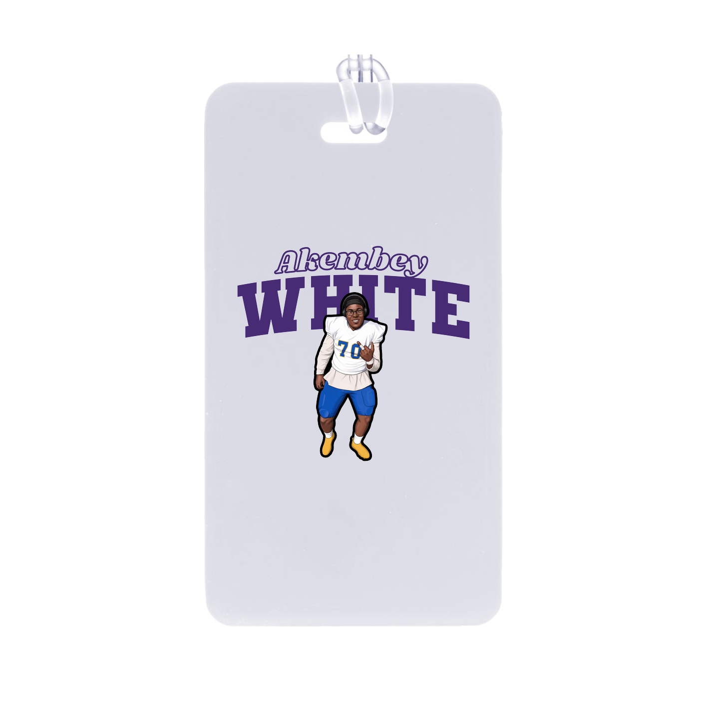 Bag Tag — Name Arch in Classic