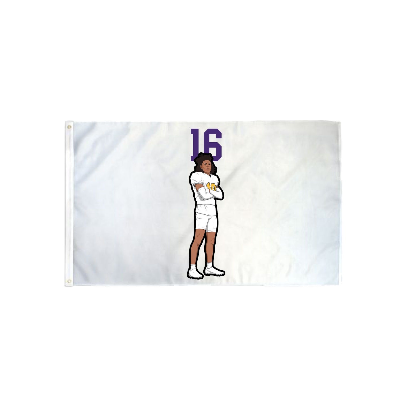 3x5 Flag — Number Top in Classic