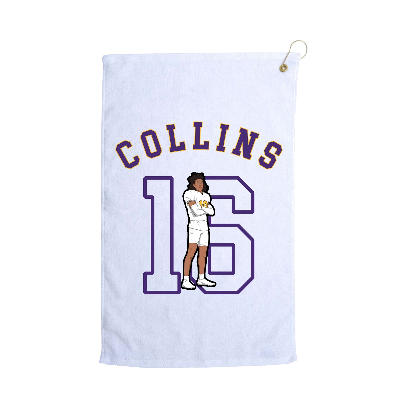 Golf Towel — Shirsey Arch in White