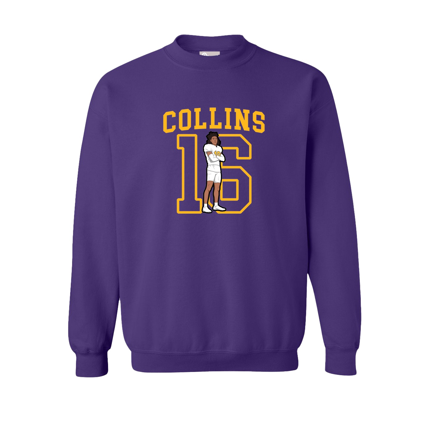 Fleece Crew — Shirsey in Purple