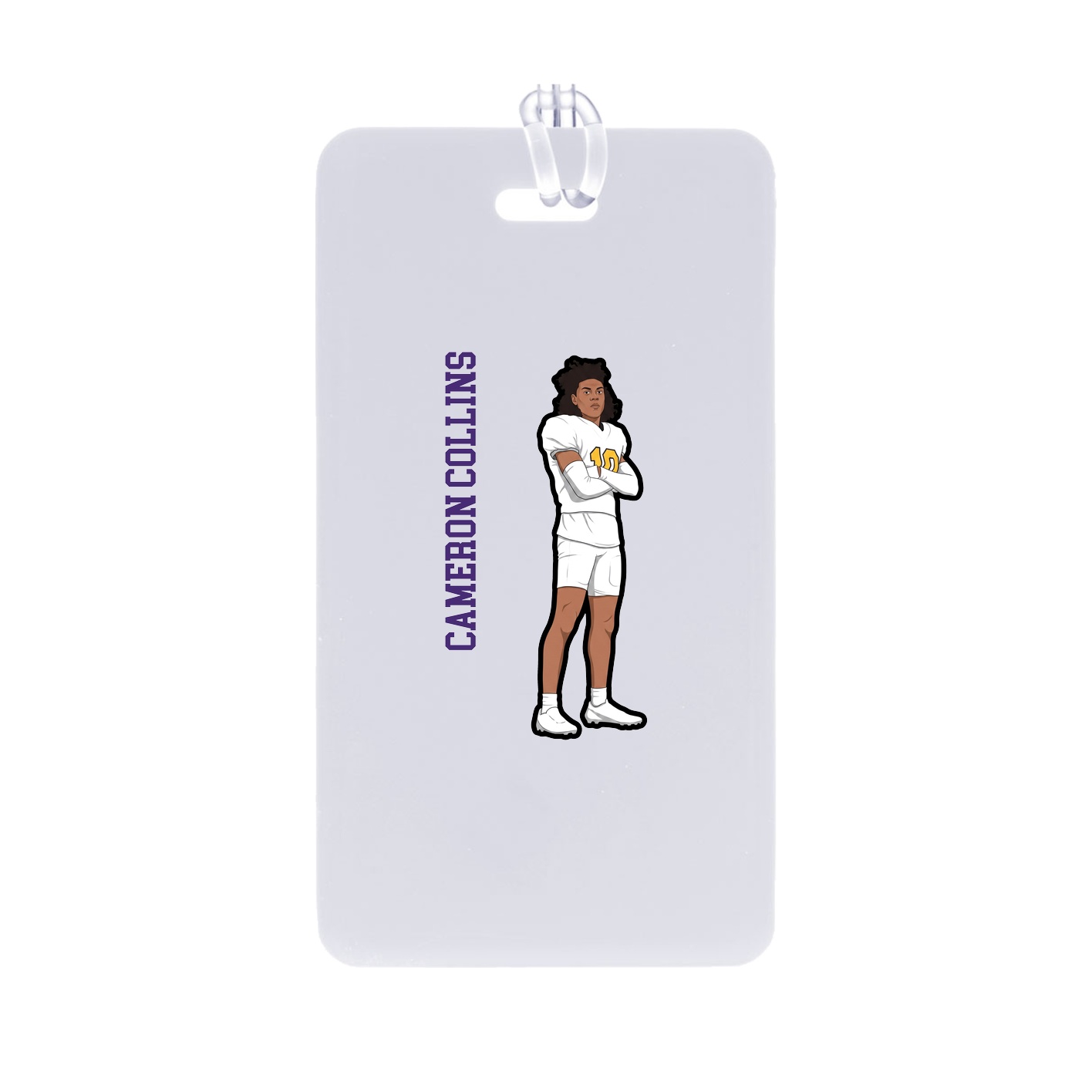 Bag Tag — Name Vertical in Classic
