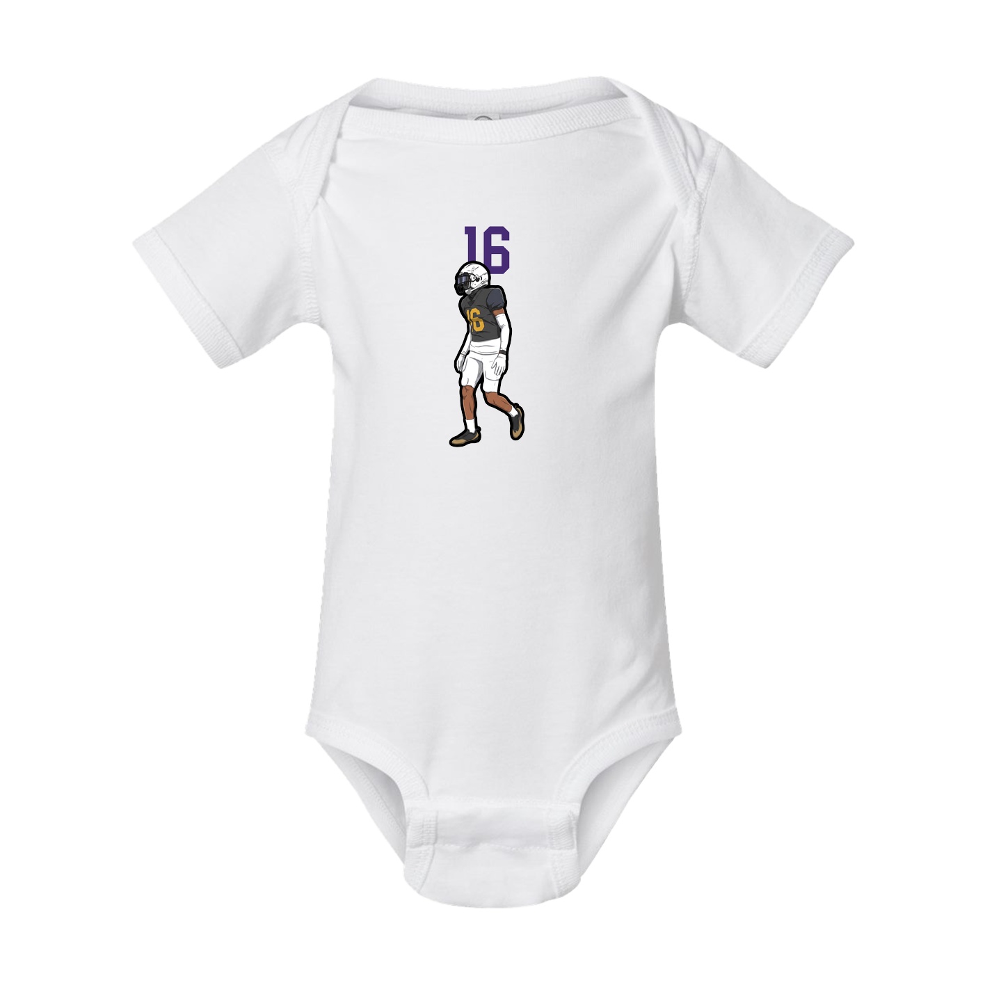 Baby Onesie — Number Top in White