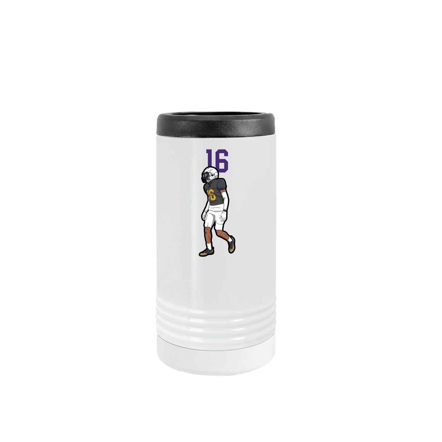 Slim Beverage Holder — Number Top in White