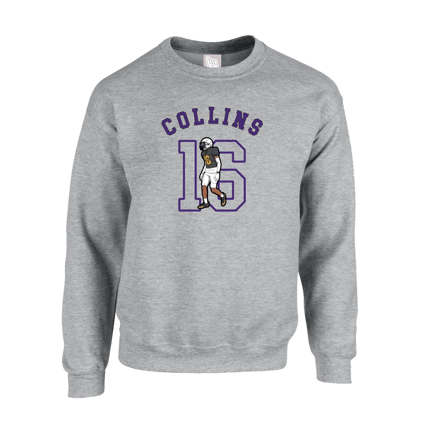 Fleece Crew — Shirsey Arch in Grey
