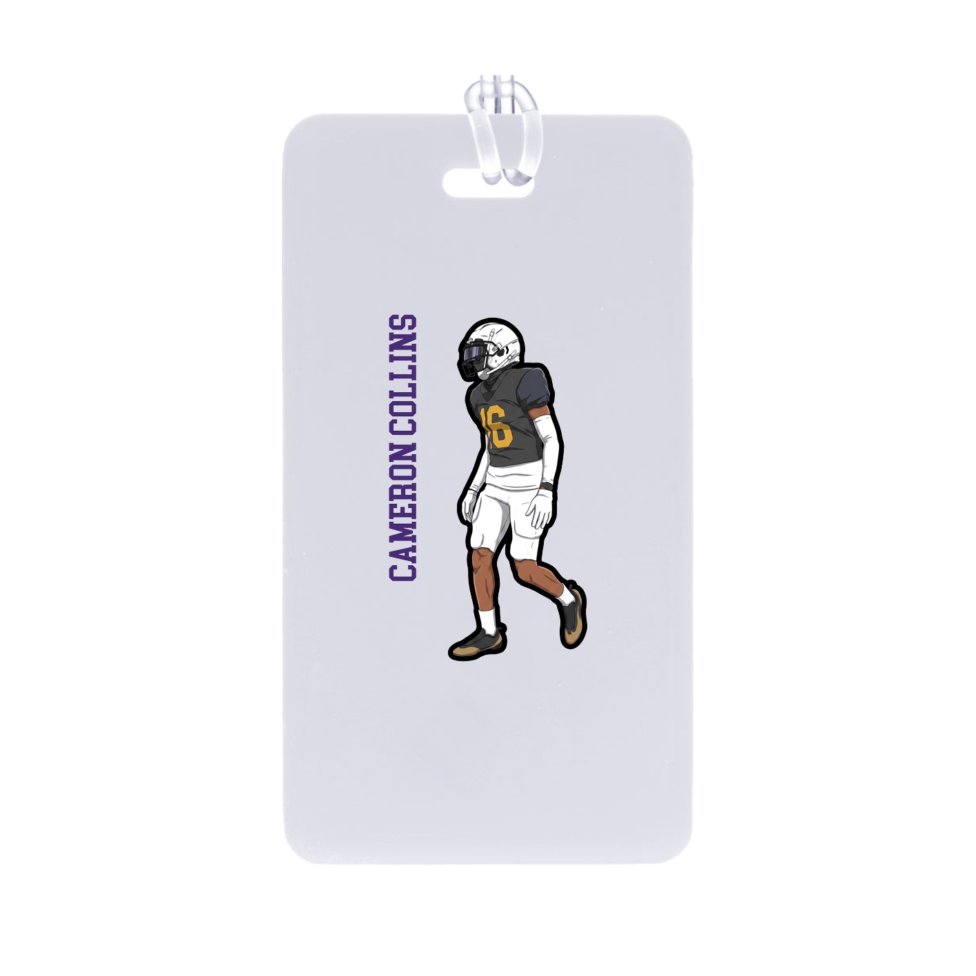 Bag Tag — Name Vertical in Classic